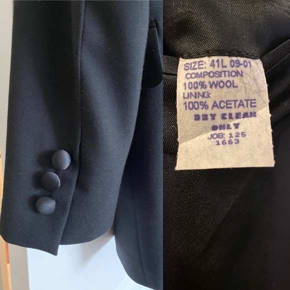 Jos. A. Bank Men’s Black Tuxedo Signature Collection - Picture 4 of 16